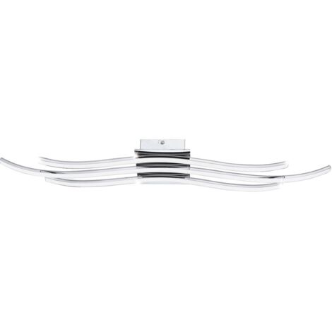 Plafoniera Moderna Roncade Led Alluminio Cromo H4,5Cm