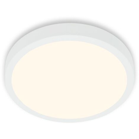 Plafoniera Moderna Runa Metallo Bianco Led Integrato 16W 3000K