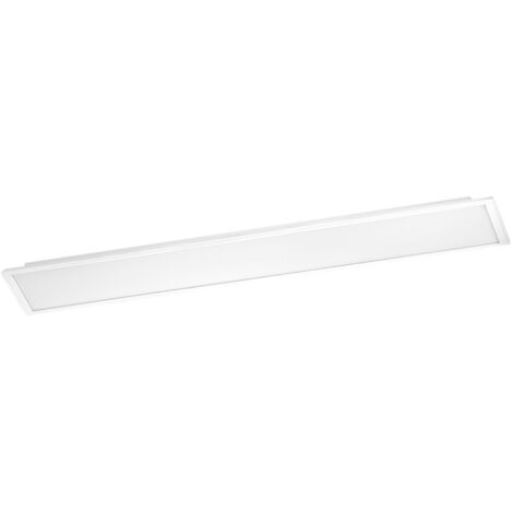 Plafoniera Moderna Salobrena 1 Alluminio Bianco Led Integrato 33W