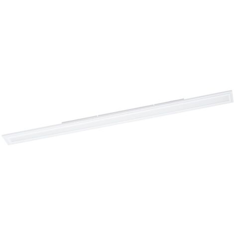 Plafoniera Moderna Salobrena 1 Alluminio Bianco Luce Led Integrato 38W