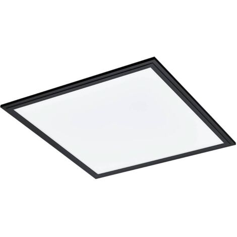 Plafoniera Moderna Salobrena 1 Alluminio Nero Luce Led Integrato 21,5W
