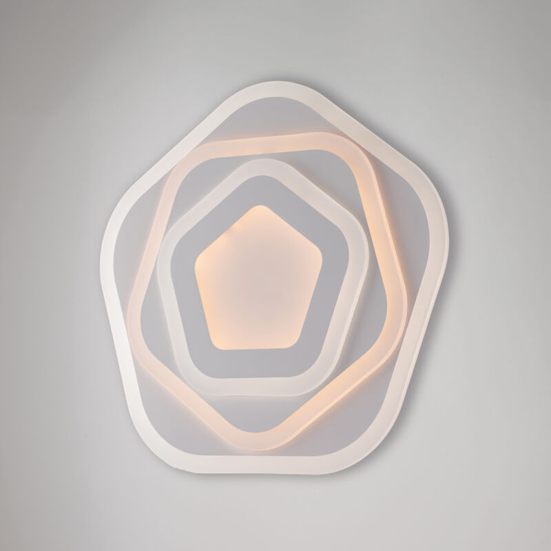 Image of Belight - Plafoniera Moderna Sarah Led Integrato 3000+4500 k Metallo Bianco