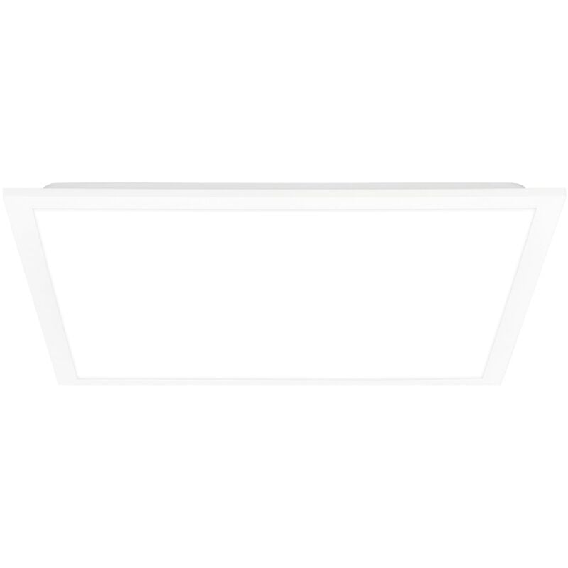 Plafoniera Moderna Simple Metallo Bianco Led Integrato 24W 4000K Ip44