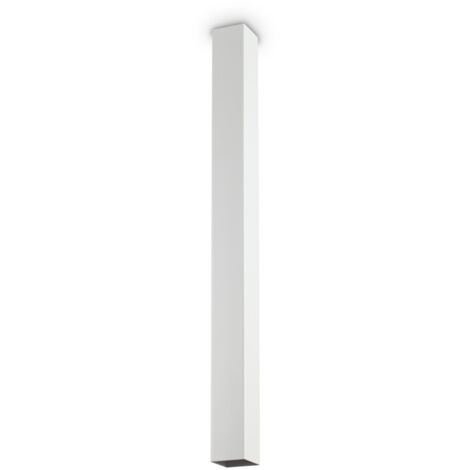 Plafoniera Moderna Sky Metallo Bianco 1 Luce Gu10 7W 3000K Luce Calda H75Cm