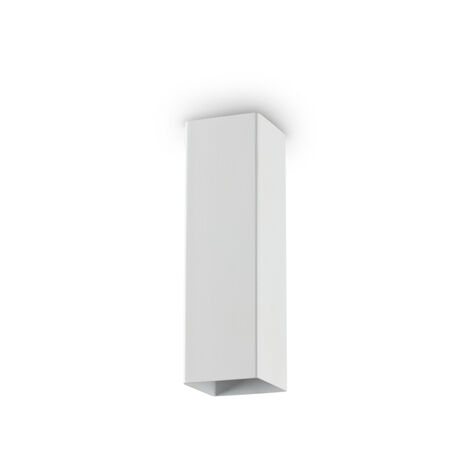 Plafoniera Moderna Sky Metallo Bianco Led 7W 3000K Luce Calda H20Cm