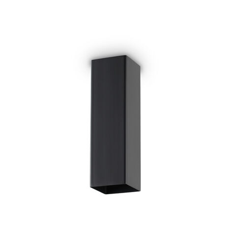 Plafoniera Moderna Sky Metallo Nero Led 7W 3000K Luce Calda H20Cm