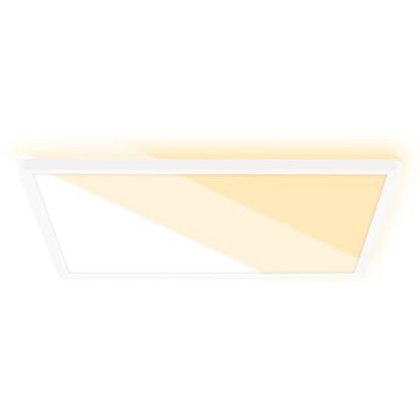 Plafoniera Moderna Slim Cts Plastica Bianco Led Integrato 22W
