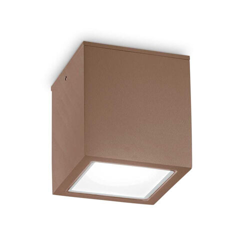 Plafoniera Moderna Techo Metallo Coffee 1 Luce Gu10 Small