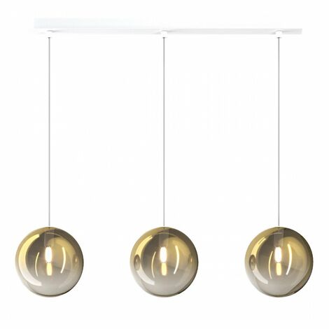 Plafoniera moderna top light eclipse 1184 s3 g9 led vetro lampada soffitto