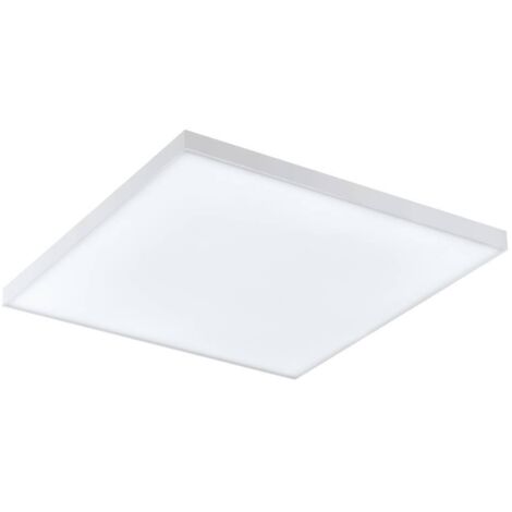Plafoniera Moderna Turcona Acciaio Bianco Luce Led Integrato 11W