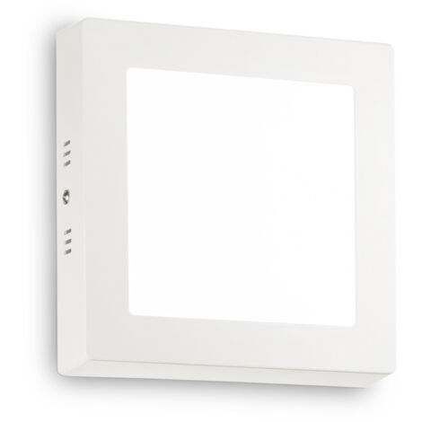Plafoniera Moderna Universal Acciaio Bianco Led 13,5W 4000K Ip20