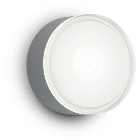 Plafoniera Moderna Urano Alluminio-Materie Plastiche Antracite 1 Luce Gx53 Big