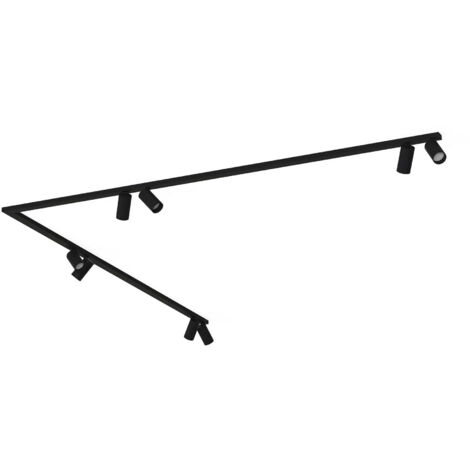 Plafoniera Nowodvorski MONO Corner 8xGU10 nera orientabile