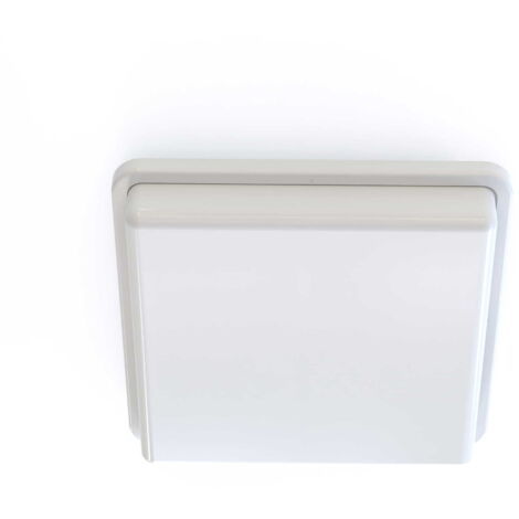 Plafoniera Nowodvorski Tahoe 10037 quadrata 25cm E27 IP44 bianca