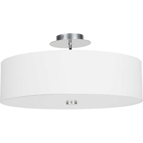 Plafoniera Nowodvorski Viviane bianca/cromo 50cm 3xE27