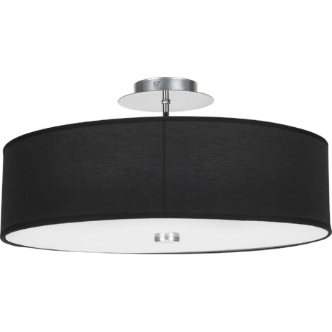 Plafoniera Nowodvorski Viviane nera/cromo 3xE27 50cm