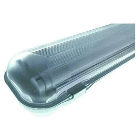 Plafoniera nuda cablata per tubi LED 36W 1270x110x55mm installazioneALVLPE21200