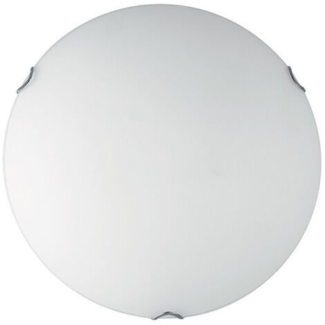 plafoniera "oblo" ø 40 cm bianca, 60 w