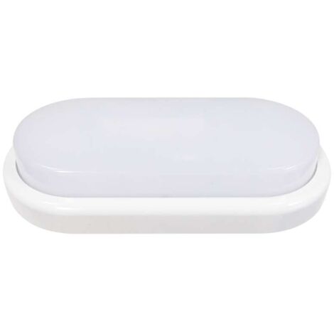 PLAFONIERA OBLO LED OVALE 12W 960LM 4000°K DIMENSIONI 230X104X42MM IP54 A+