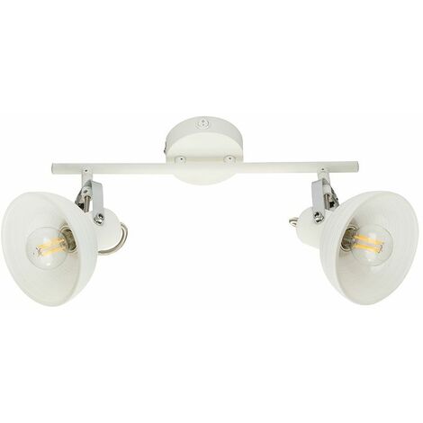 Lampada ASHLEY da parete bianco cromo 230V E27 42W