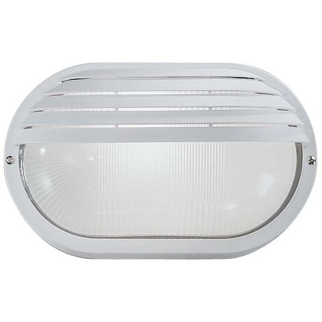 Plafoniera ovale, 40 w, bianca