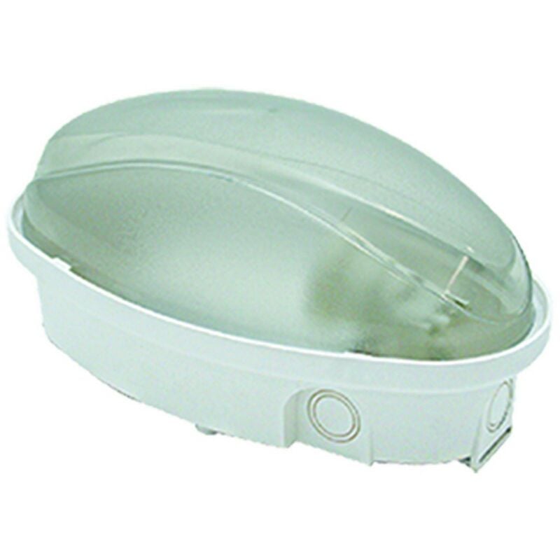 Plafoniera 'ovale' colore bianco - 62720