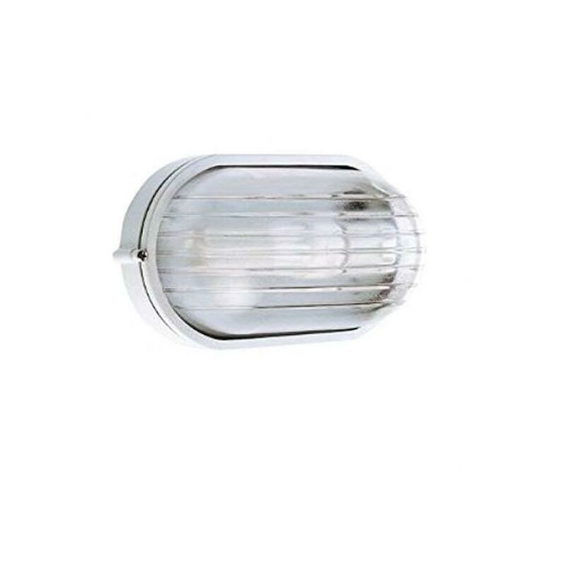 Image of Plafoniera piccola ovale (industriale) da parete illuminazione per esterni linea garden 700/02 - Sovil