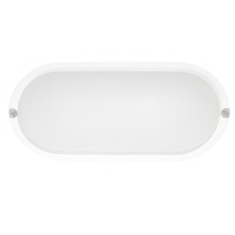Plafonnier LED ovale ZIBOR, étanche IP65, 12 W, 4000 K, blanc Plafonnier LED ovale ZIBOR, étanche IP65, 12 W, 4000 K, blanc