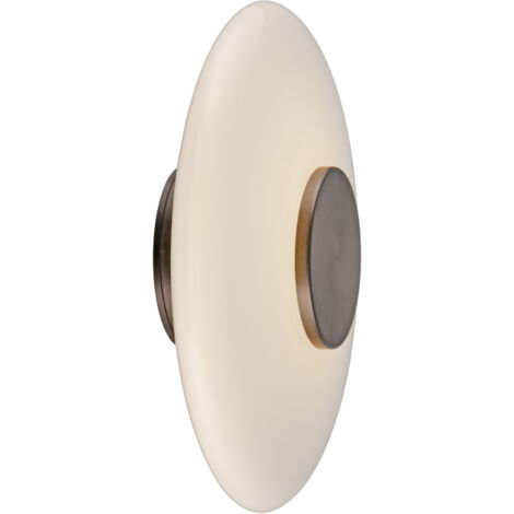Plafoniera/Parete PURE VITRUM bronzo vetro Ø22 LED 11W