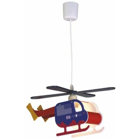 Plafoniera per BAMBINI blu HELICOPTERO BRAVO CR 99-010-01-120