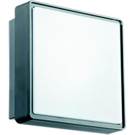 Plafoniera per esterni 22x22 cm in Abs Antracite PICCA