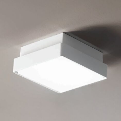 Plafoniera per esterni 30x30 cm in Abs Bianco PICCA