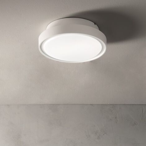 Plafoniera PETAR per esterni Bianco in Abs D30 cm