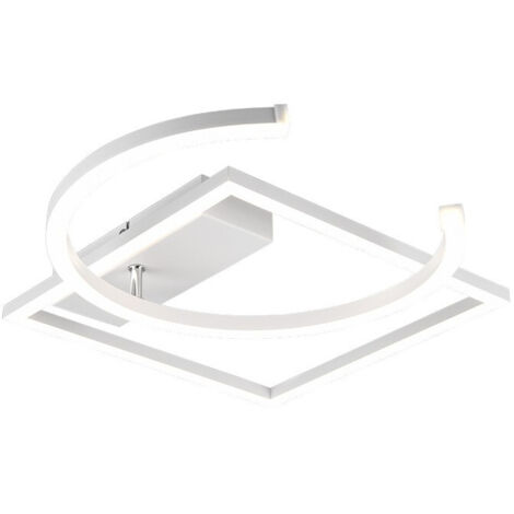 Plafoniera Pivot Led 23,5w Bianco L42 cm Dimmerabile Trio Lighting