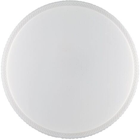 "Plafoniera PIXEL tonda bianca con CCT. Wi-Fi e telecomando incluso 50 cm."