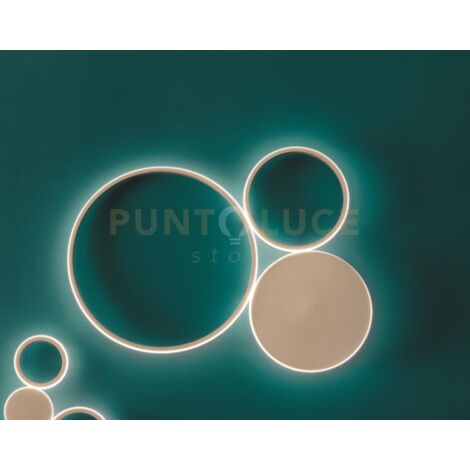PLAFONIERA POIS ORO 4000k 3644lm 42w DIMMERABILE L.64CM
