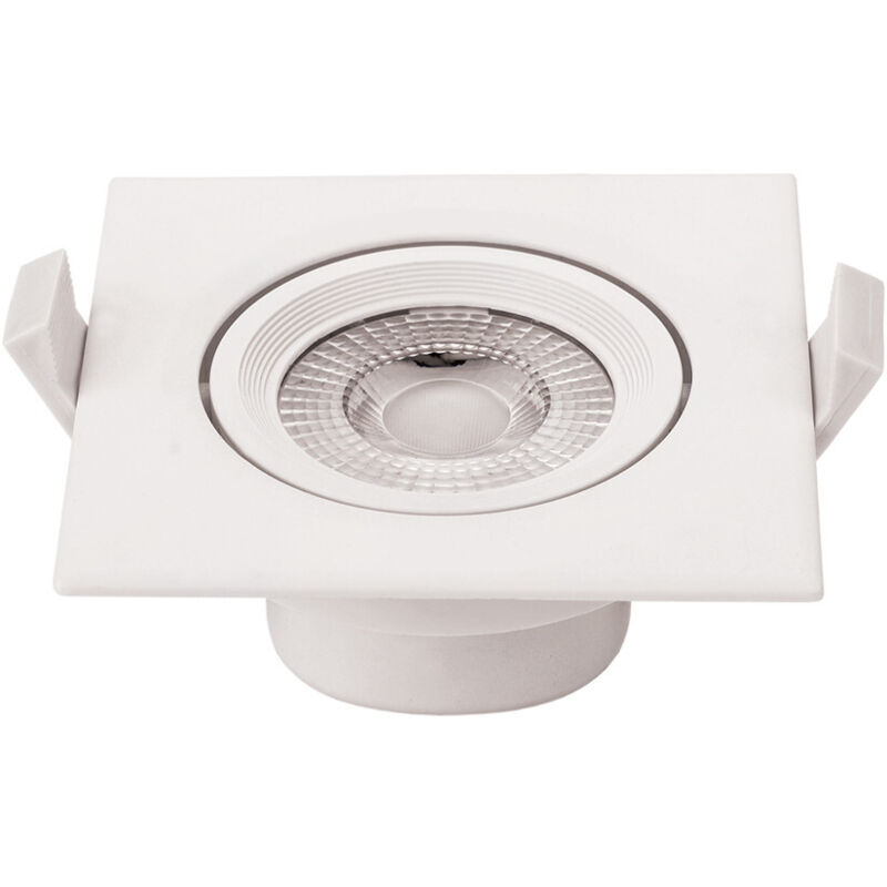 Lampada da soffitto da incasso quadrato bianco LED...