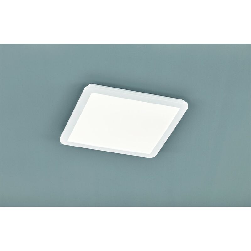 Plafoniera Quadrata Led Dimmerabile Bianco IP44