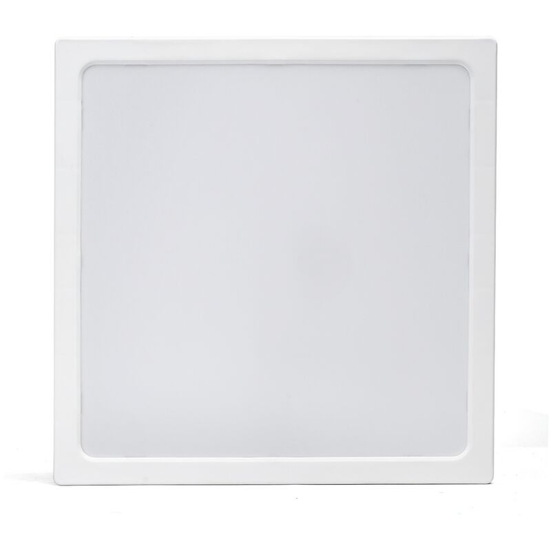 Image of Aigostar - Plafoniera Led slim 24W Bianca Quadrata Bianco neutro 4000K