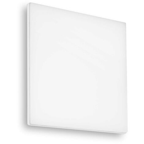 Plafoniera Quadrata Moderna Mib Alluminio-Materie Plastiche Bianco Led 19W 3000K