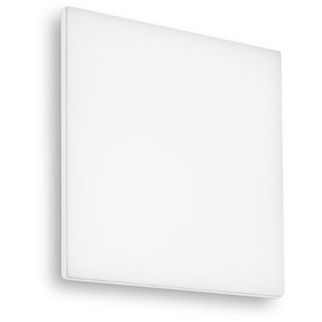 Plafoniera Quadrata Moderna Mib Alluminio-Materie Plastiche Bianco Led 19W 4000K