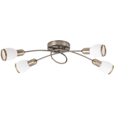 Plafoniera Rabalux Elite marrone 4xE14 Ø66cm metallo IP20