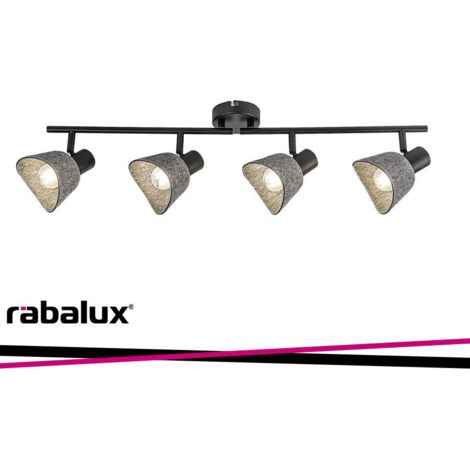 Plafoniera Rabalux Farelia 4xE14 feltro grigio orientabile