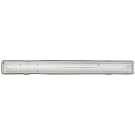 plafoniera Reglette lampada al neon 36 W in termo plastica bianca IP65