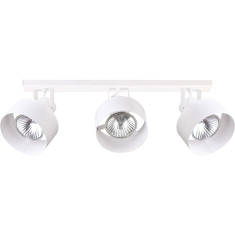 Plafoniera Rif Plus Sigma bianca 3 spot E27 15W IP20
