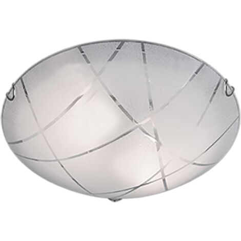 Plafoniera Sandrina Graniglia Righe Trasp. D.40