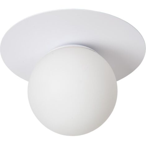Plafoniera sfera TRICIA Lucide vetro bianco Ø25 E27
