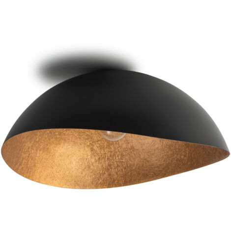 Plafoniera Sigma Solaris decorativa nera rame 89cm E27 15W