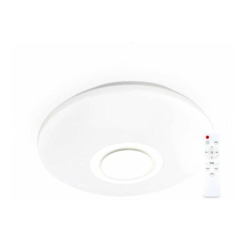 Plafoniera Smart Paris con altoparlante 24W rgb 3000-6500K dimmerabile GSC 203620001