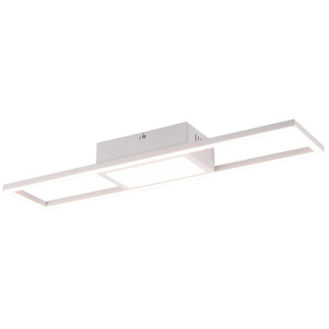 Plafoniera SMD LED Rigido - 22W - 2800lm - Bianco Opaco 60 x 6 x 13 cm